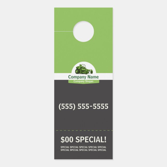 Lawn Care Door Hanger (Front)