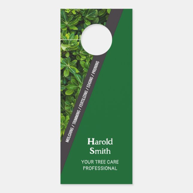 Lawn Care Door Hanger (Front)