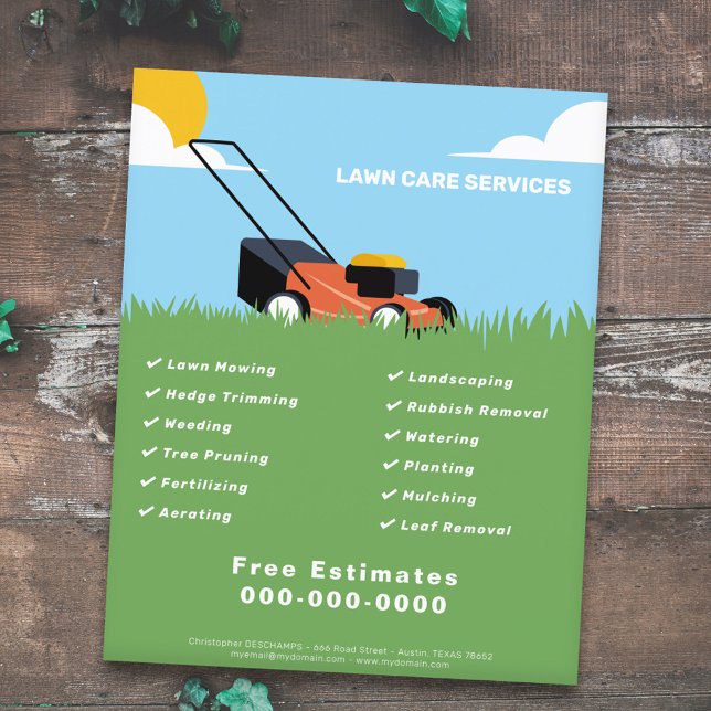 Lawn Care Flyer (Lawn Care Flyer)