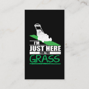 Lawn Care Funny Lawn Mower Grass Mowing Business Card