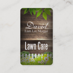 Lawn Care / Gardener / Landscaping Business Card