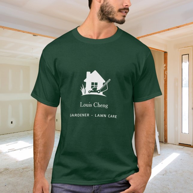 Lawn care gardening green grass mower  T-Shirt (Creator Uploaded)