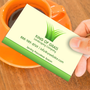 Lawn Care Grass Logo Business card