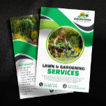 Lawn Care Grass Mowing Mulching Yard Landscaping<br><div class="desc">Capture attention with this eye-catching flyer template featuring a limited-time discount. The bold design and clear list of services will attract customers seeking professional and affordable lawn care solutions,  from mowing to cleanup and maintenance.</div>