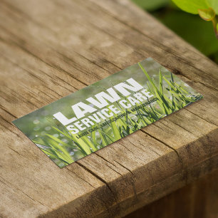 Lawn Care & Landscaping Business Card