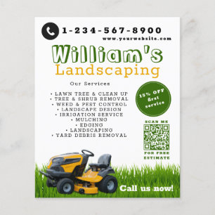 Lawn Care Landscaping Gardening Services Modern Flyer