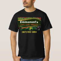 Lawn Care Landscaping Grass Cutting Green  T-Shirt