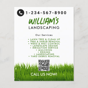 Lawn Care Landscaping Mowing Cutting Services Flyer
