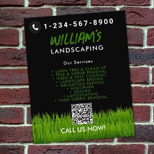 Lawn Care Landscaping Mowing Cutting Services Flyer
