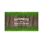 Lawn Care & Landscaping Service Grass & Wood