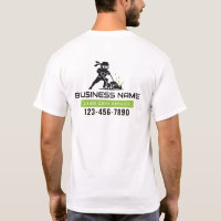 Lawn Care & Landscaping Service Minimal Ninja Logo