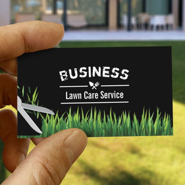 Lawn Care & Landscaping Service Professional Business Card (Creator Uploaded)