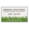 Lawn Care Landscaping Services Grass Business Card
