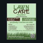 Lawn Care Logo, Lawn Care Services Flyer<br><div class="desc">Lawn Care Logo,  Lawn Care Services Advertising Flyer by The Business Card Store.</div>