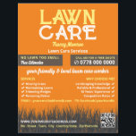 Lawn Care Logo, Lawn Care Services Flyer<br><div class="desc">Lawn Care Logo,  Lawn Care Services Advertising Flyer by The Business Card Store.</div>