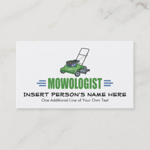 Lawn Care Mowing Grass Lawns Landscaping Yards Business Card