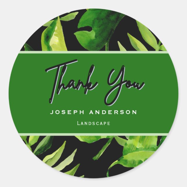 Lawn Care Mowing Professional Classic Round Sticker (Front)