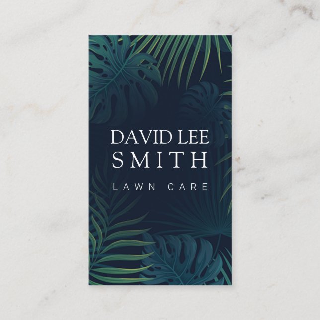 Lawn care or Landscaping Business Card (Front)