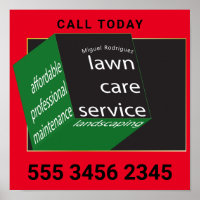 Lawn Care Service Amazing New Geometric Cube Cool