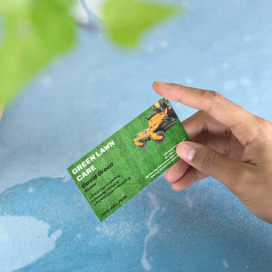 Lawn Care Services Business Card