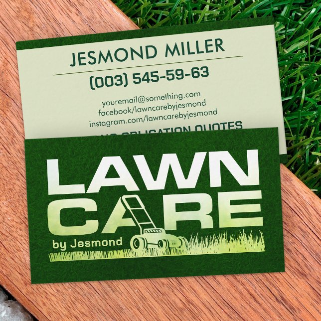 Lawn Care Services -  Landscaping  Business Card (Creator Uploaded)