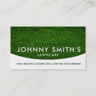 Lawn Care Slogans Business Cards