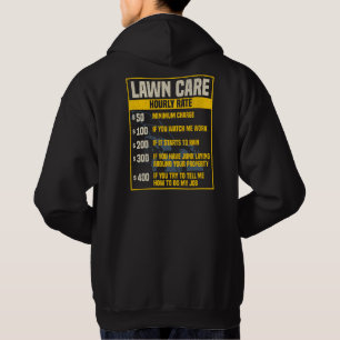 Lawn Care Specialist Hourly Rate Keepsake Hoodie