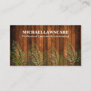 Lawn Care Yard professional  Landscape Business Card