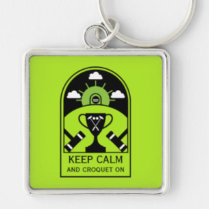Lawn Croquet Key Ring