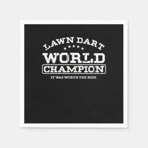 Lawn Dart World Champion Dart Sports Game Gift Napkin