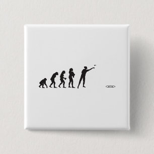 Lawn Darts 15 Cm Square Badge