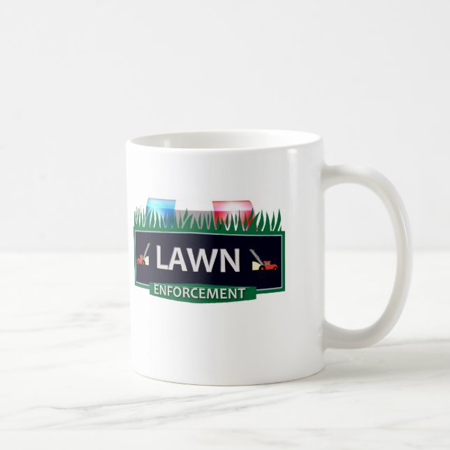 LAWN ENFORCEMENT COFFEE MUG (Right)