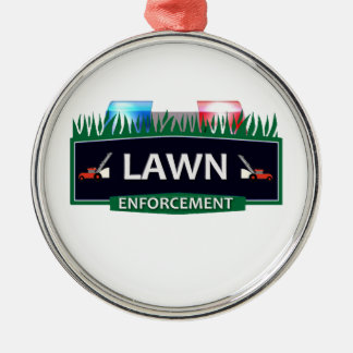 LAWN ENFORCEMENT METAL TREE DECORATION