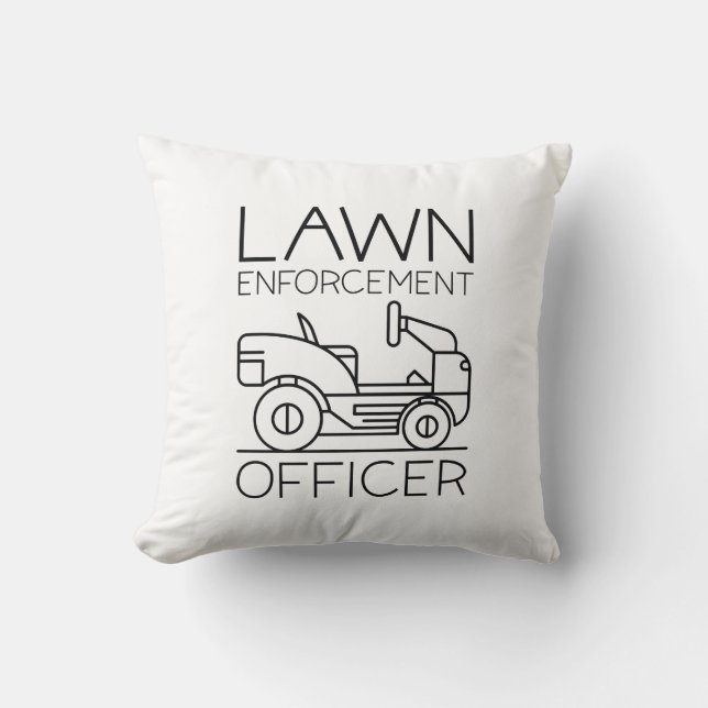 Lawn Enforcement Officer Cushion (Front)