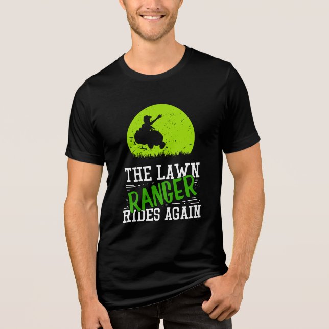 Lawn Enforcement Officer Tri-Blend Shirt (Front)