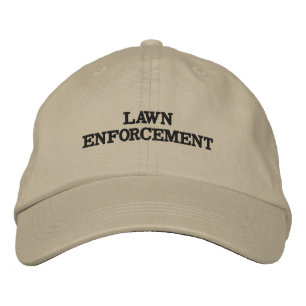Lawn Enforcement Tan & Black Hat