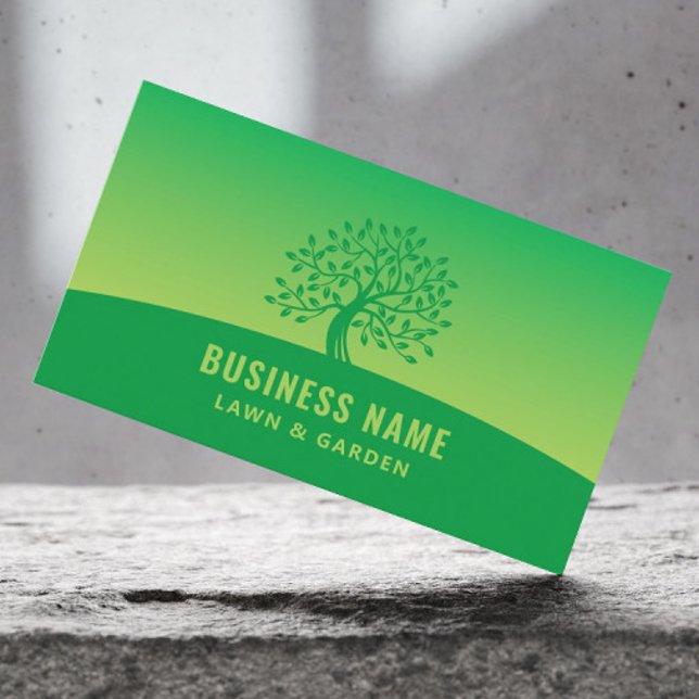 Lawn & Garden Care Professional Landscaping Business Card (Creator Uploaded)