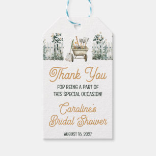 Lawn & Garden Wedding Shower, Bridal Shower Gift Tags