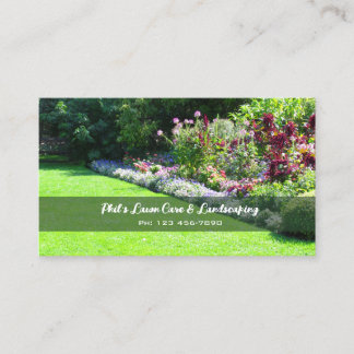 Lawn & Landscaping Business Card