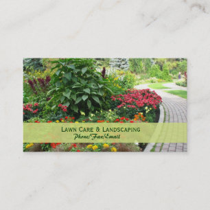 Lawn & Landscaping Business Card