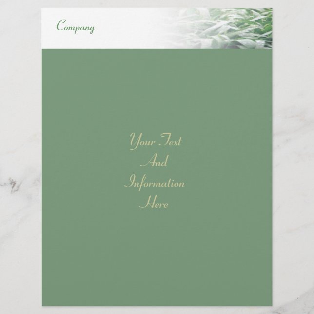 Lawn Letterhead (Front)