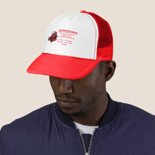 Lawn maintenance trucker hat