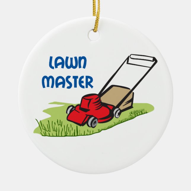 LAWN MASTER CERAMIC TREE DECORATION (Front)