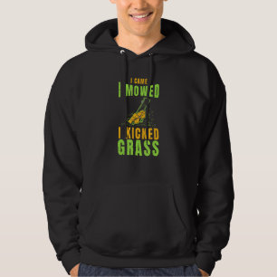 Lawn Mower I Came I Mowed Yard Work Lawn Tractor Hoodie