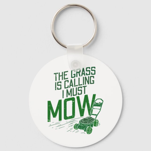 Lawn Mower Key Ring (Front)
