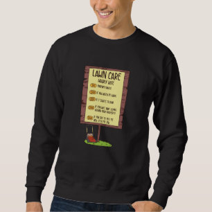 Lawn Mower - Lawn Care Hourly Rate Sweatshirt