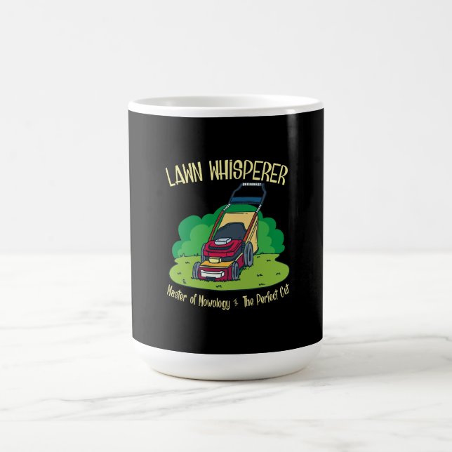 Lawn Mower - Lawn Whisperer Coffee Mug (Center)