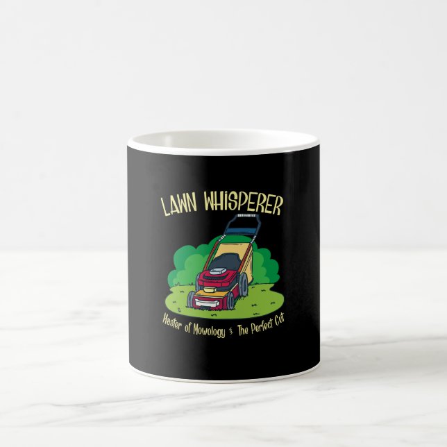 Lawn Mower - Lawn Whisperer Coffee Mug (Center)