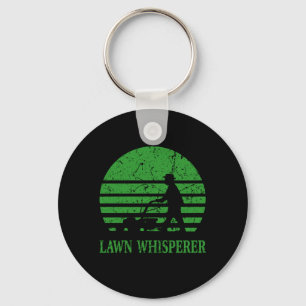 Lawn Mower Lawn Whisperer Gardener Gift Key Ring
