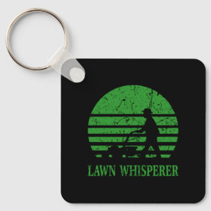 Lawn Mower Lawn Whisperer Gardener Gift Key Ring